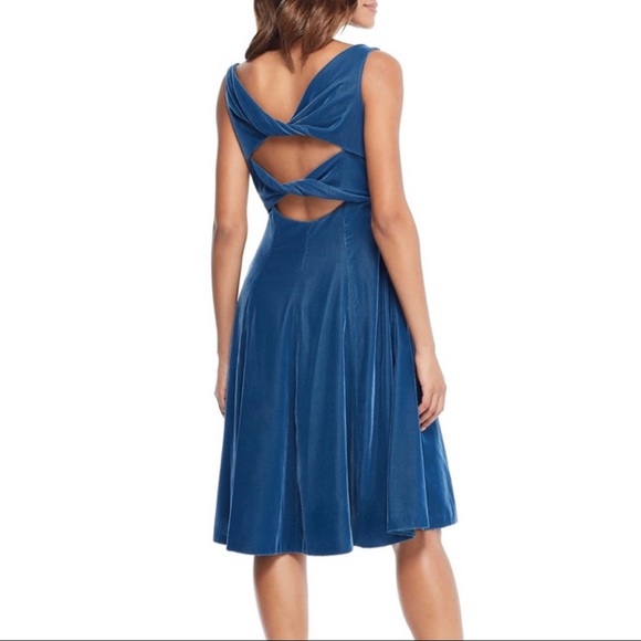 NEW GAL MEETS GLAM VELVET SWING MINI DRESS - Picture 7 of 9